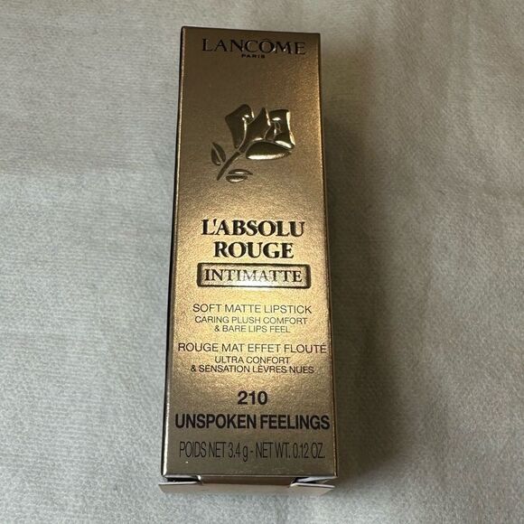 Lancôme L'Absolu Rouge Intimatte Buildable Soft Matte Lipstick Color:210 - Picture 2 of 7
